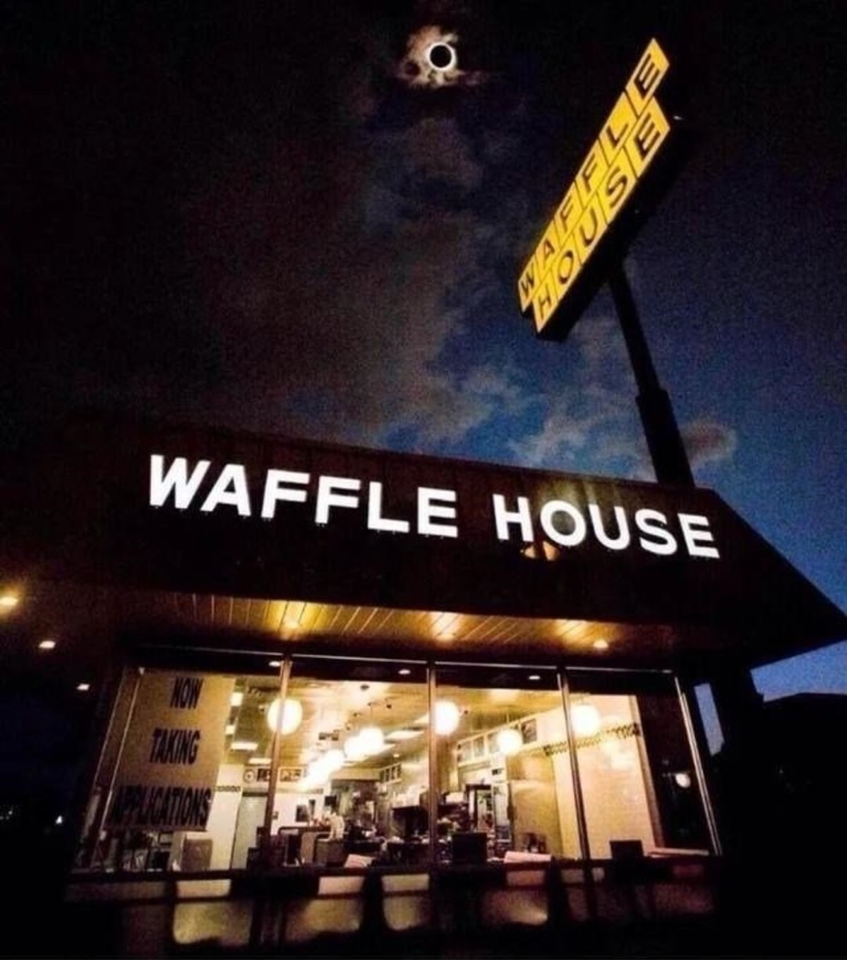 World: *Ends*, Waffle House: *Still Open*