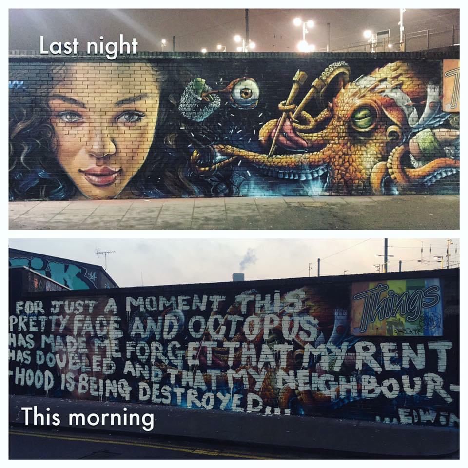 Graffiti in east London