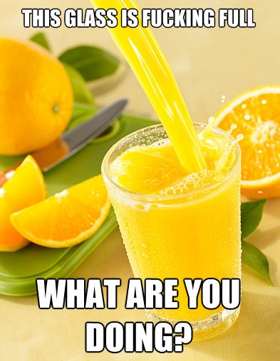 Fukken advertisers, spilling orange juice and sh*t