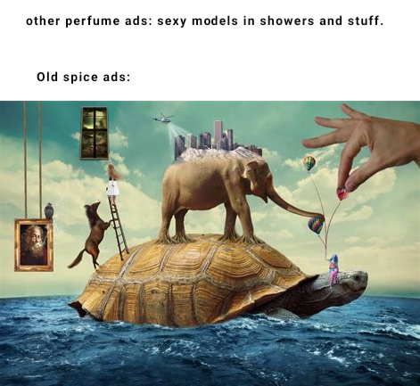 Why are old spice ads so strange though