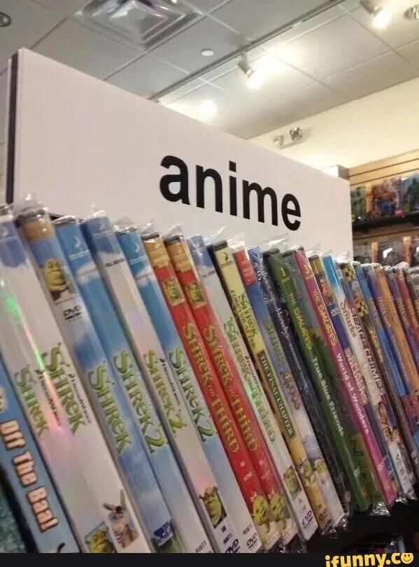 Ah yes my favorite animes