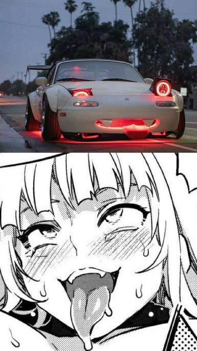 Cars can be sexualised too
