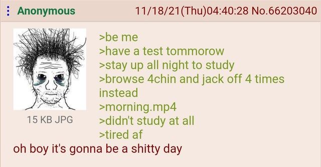 anon unironically needs some more grindset