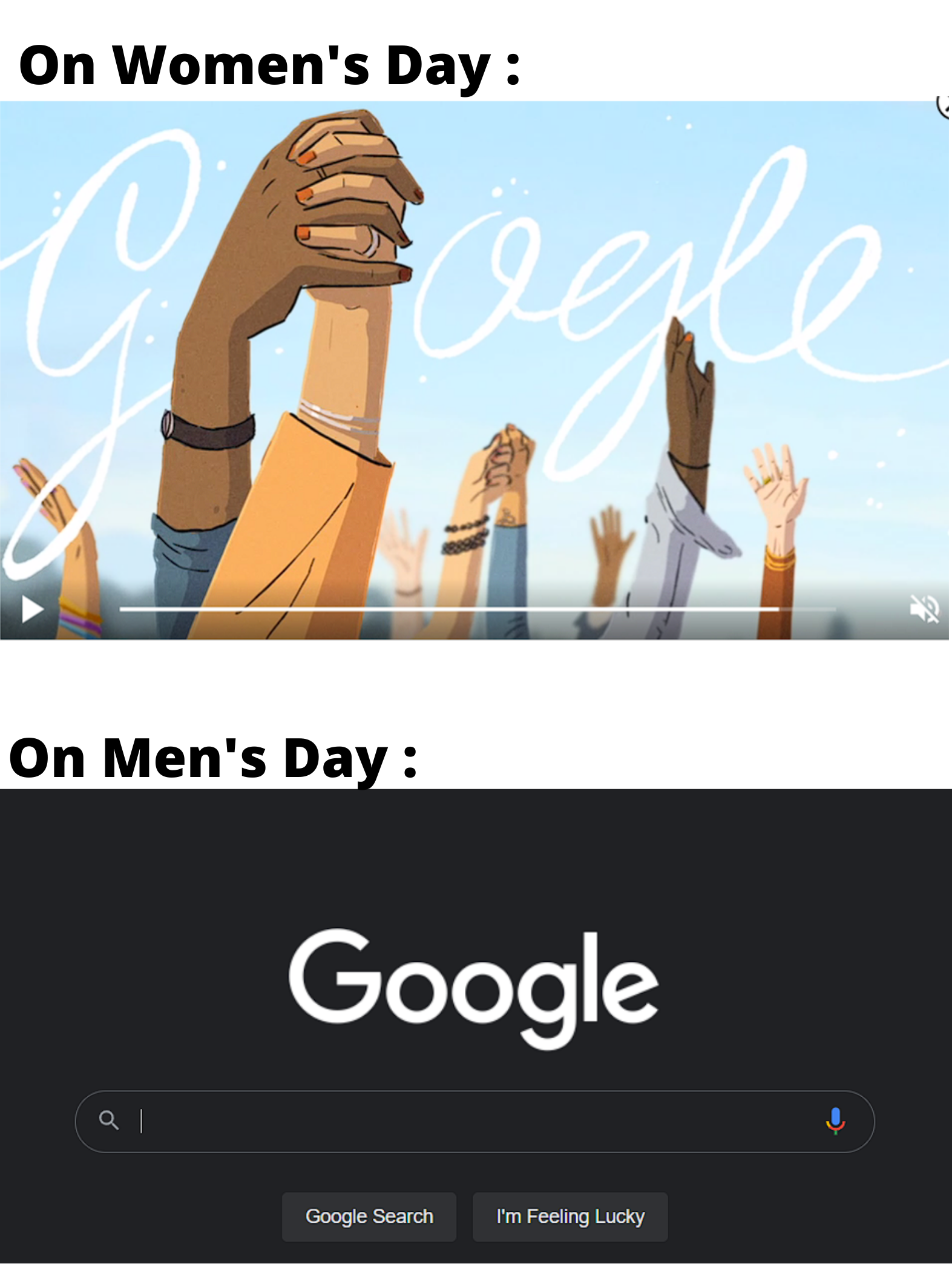 Happy international men's day kings!