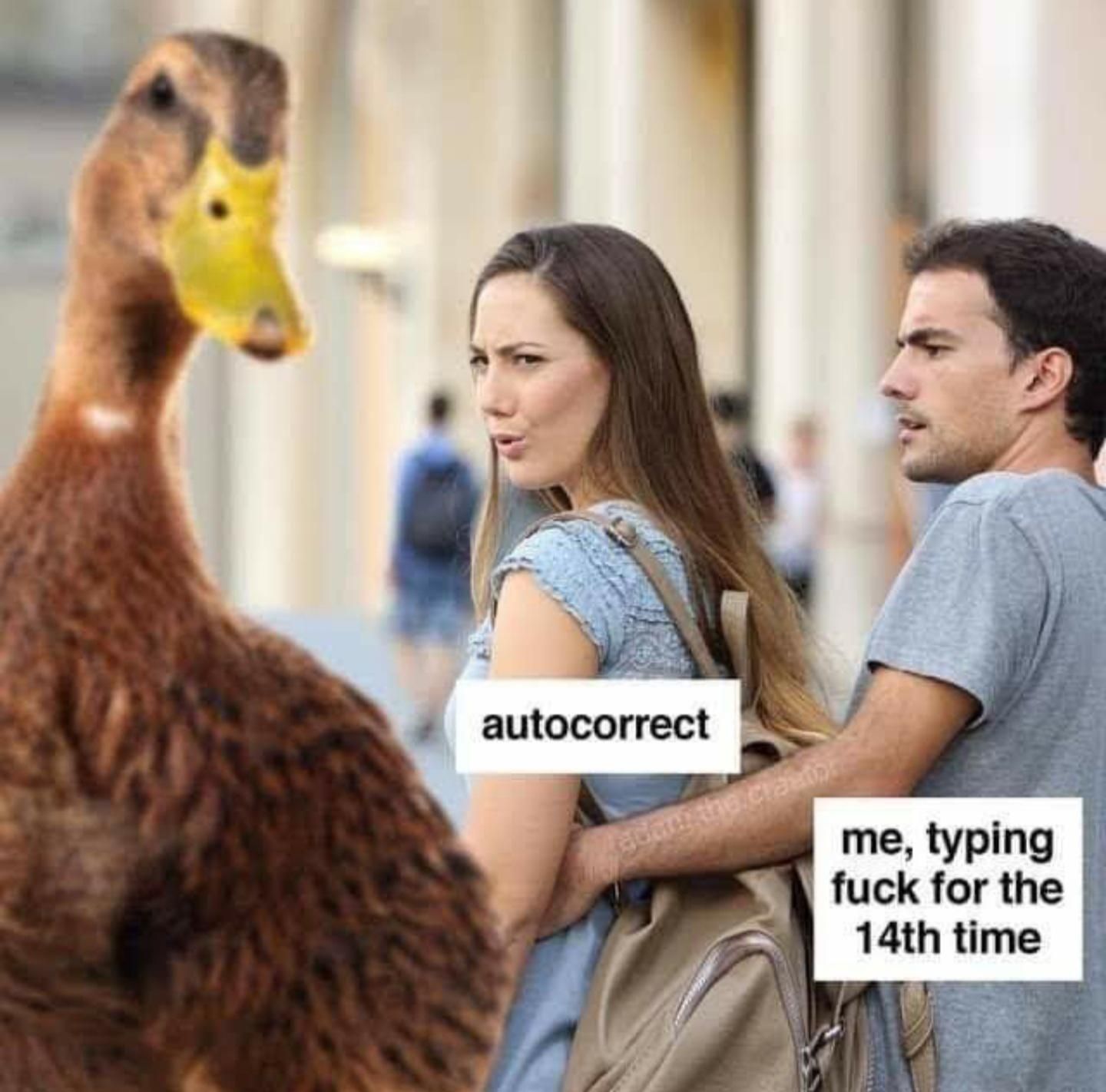 Duck autocorrect