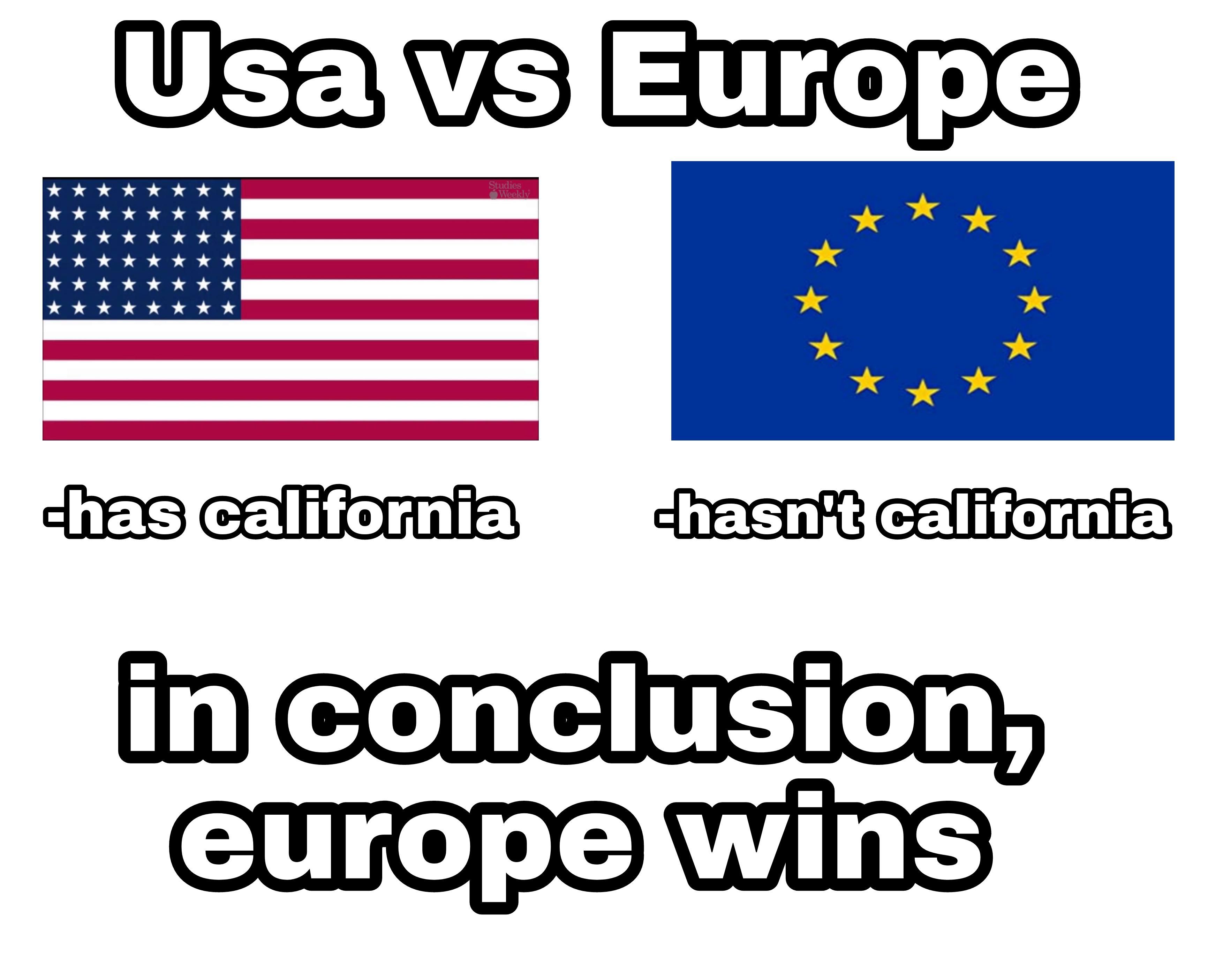The real reason why europe is better than usa: