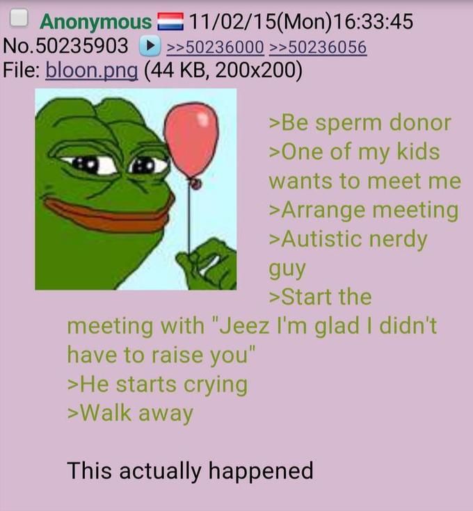 The truest stories end with "This actually happened"