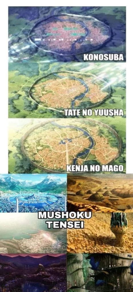 Imagine having different places in your Isekai