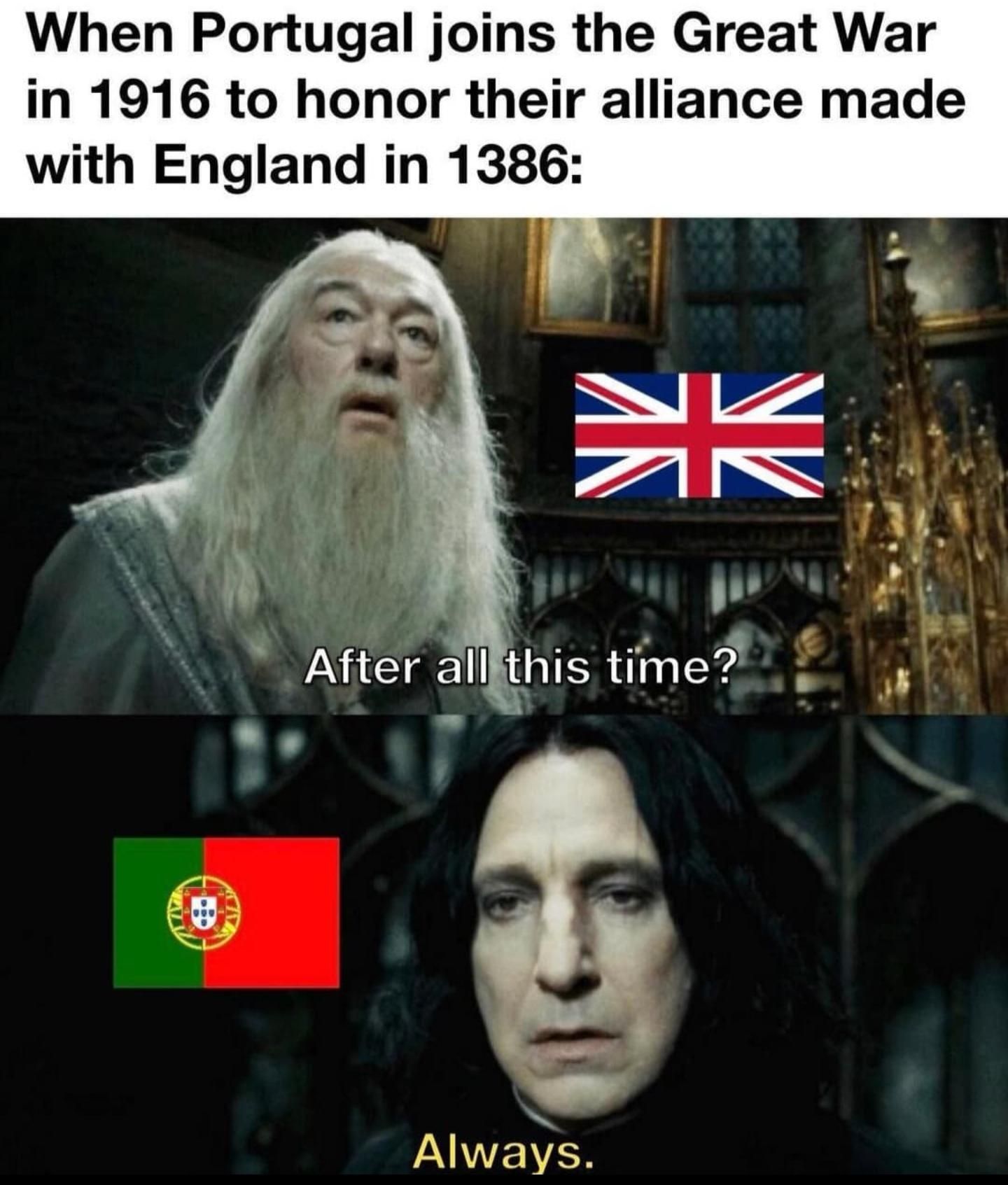 That's quite a while to remain in an alliance