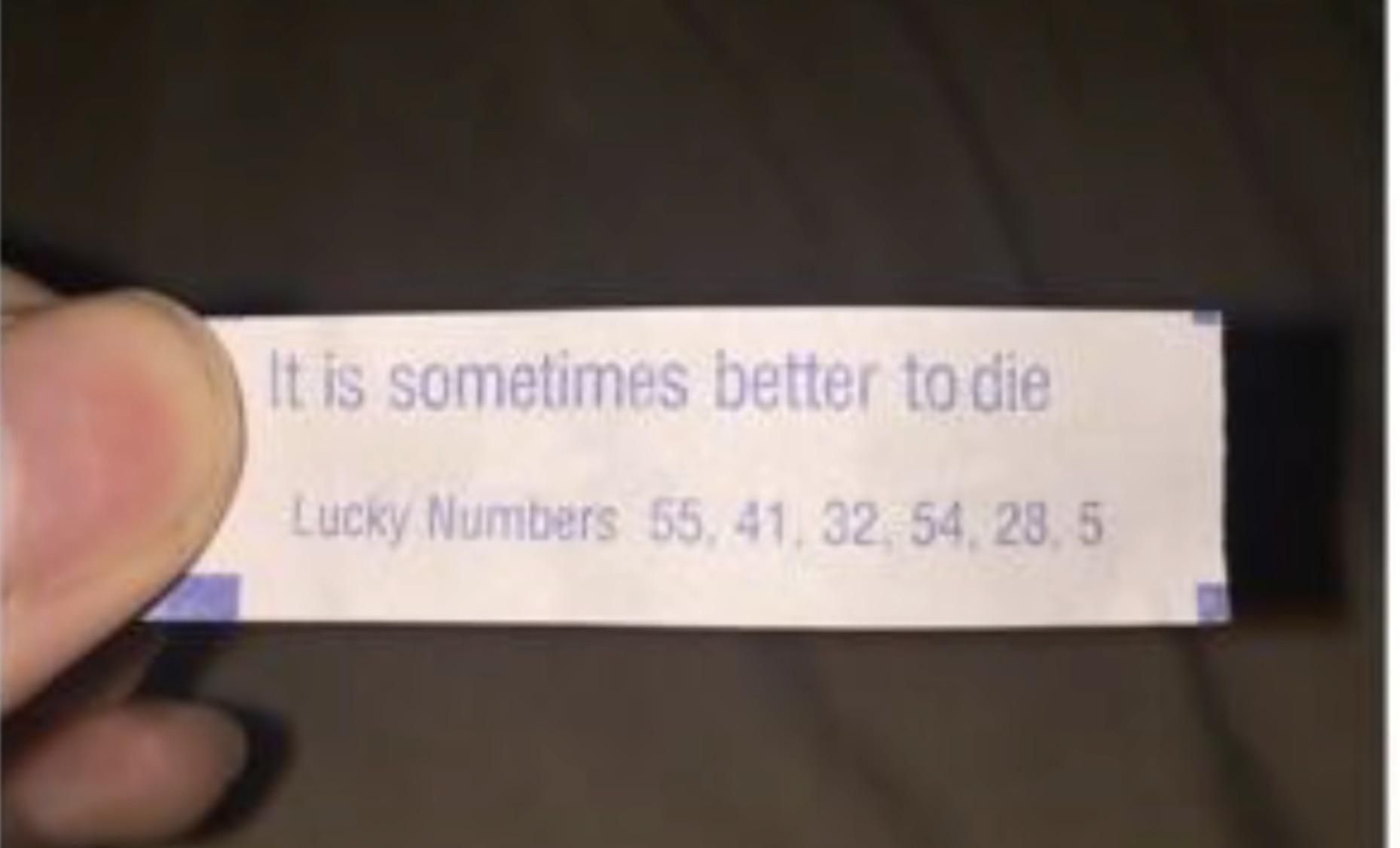 This fortune…