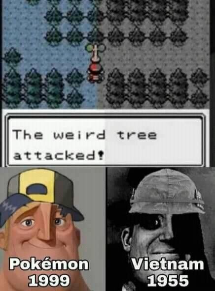 The weird trees attacked!