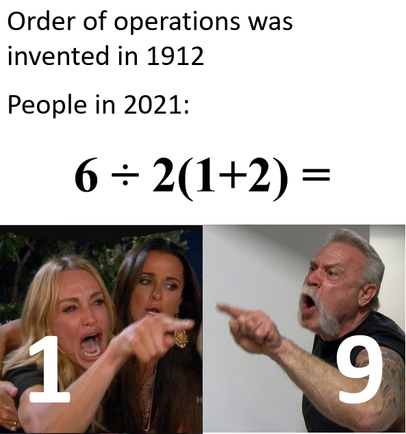 These wouldn't be viral if people remembered order of operations