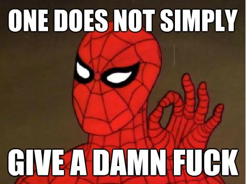Spiderman has his point