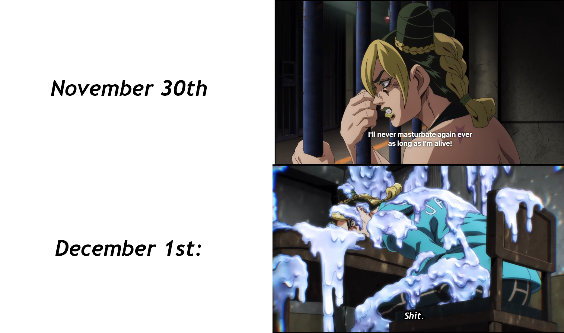 No Nut November is Over...THE TIME FOR JOJO STONE OCEAN IS HERE!