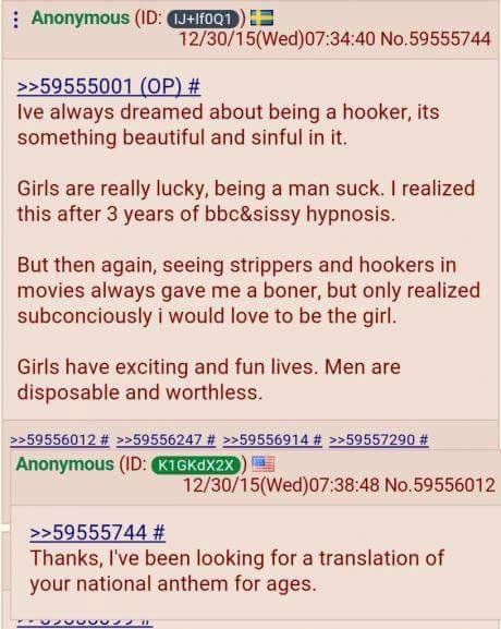 anon is translating his anthem