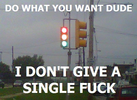 Thanks traffic light, you're too kind
