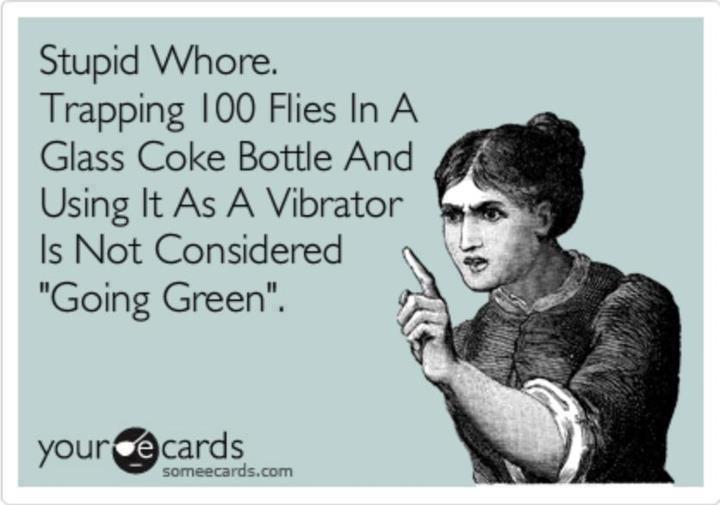 Going green? Errr what if the bottle opens inside?