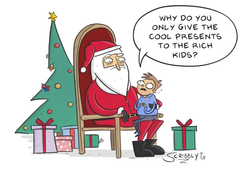 Not cool, Santa