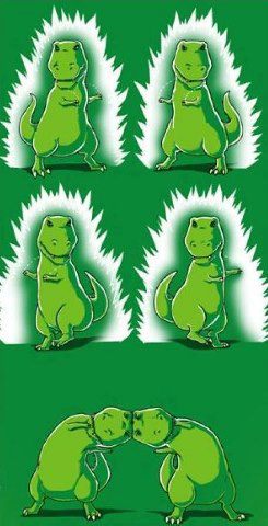 Poor T-Rex... Another thing they can't do!