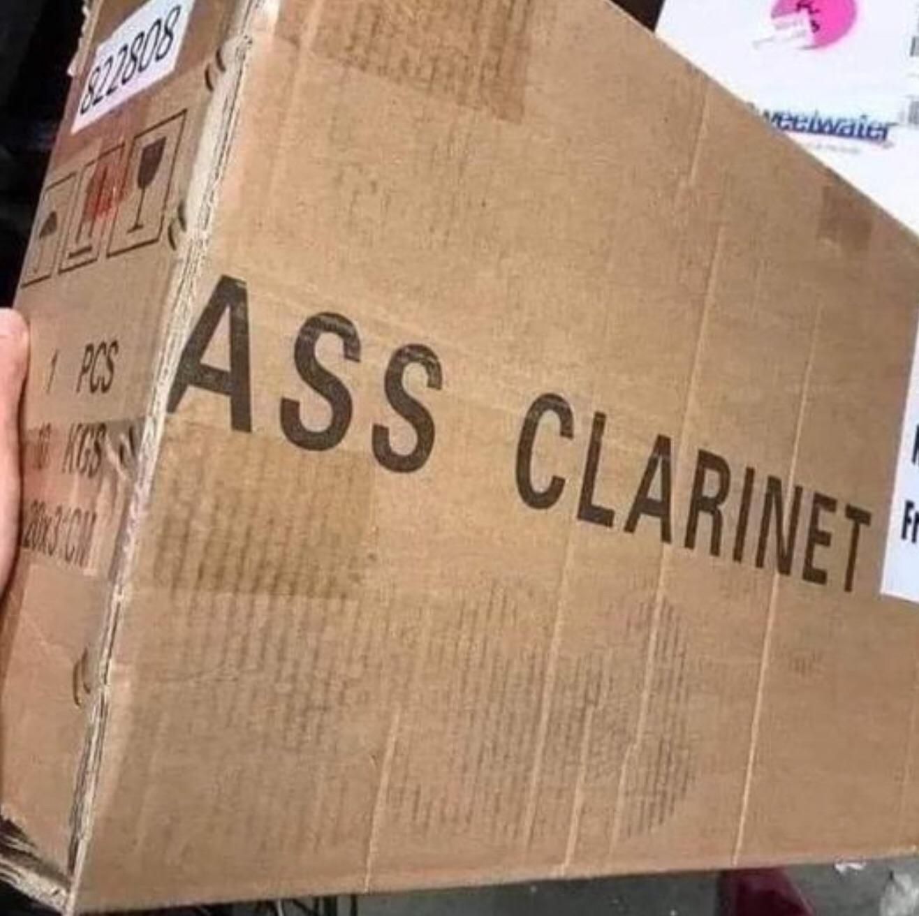 Ah yes my favourite kind of clarinet.