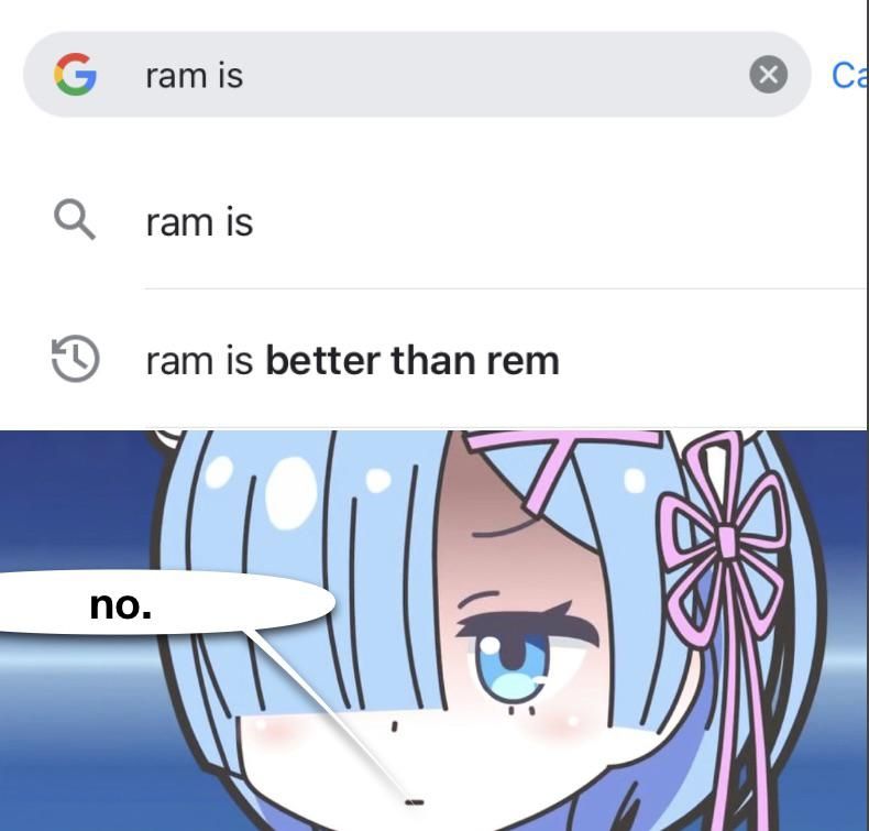 Rem disagrees