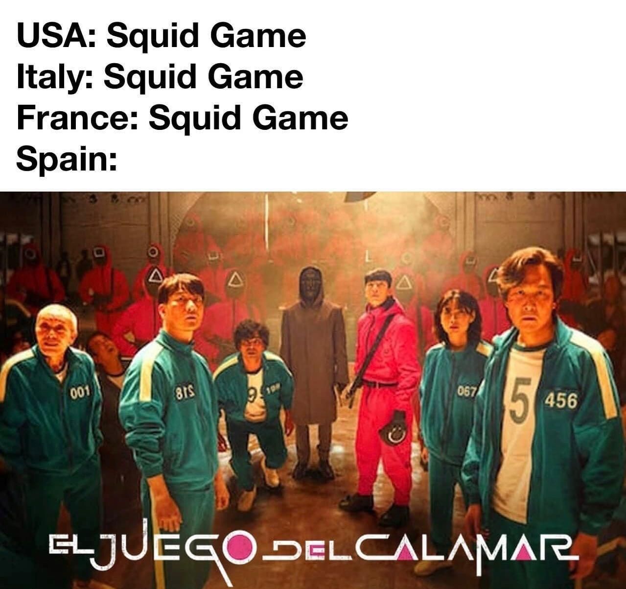 Spanish Squid Game