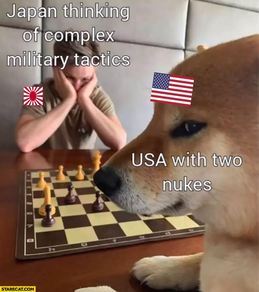 USA vs imperial japan meme