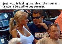 White boy cummer