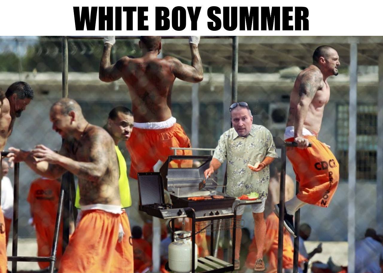 I just wanna grill n chill with the lads