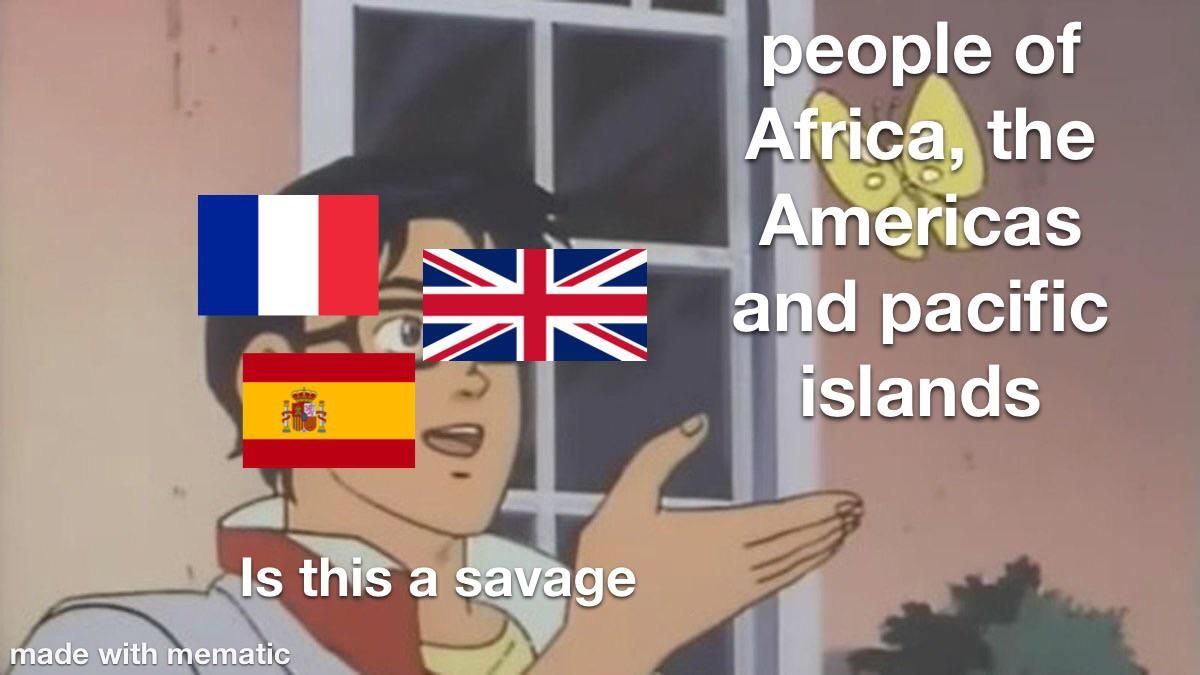 The evils of colonialism