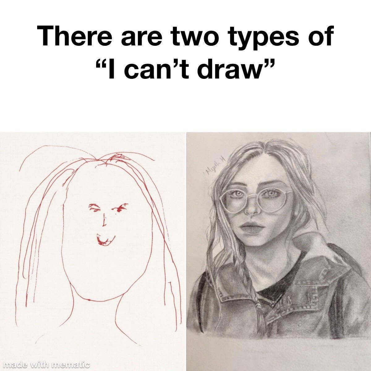 Emily we all know you can draw