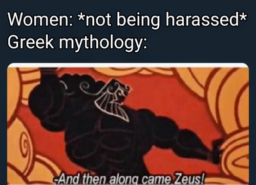 ZEUS THE DEAR ***ER OF SISTERS