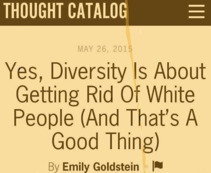As a fellow white person