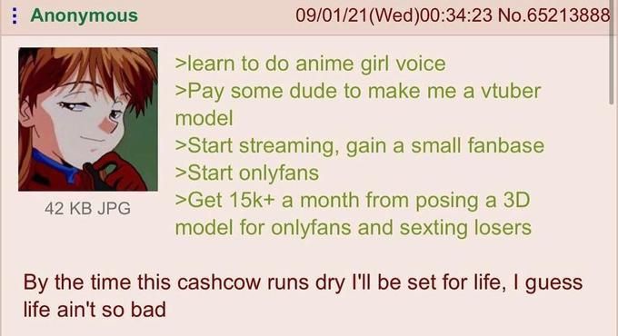 Implying that any of those vtubers are girls (female)