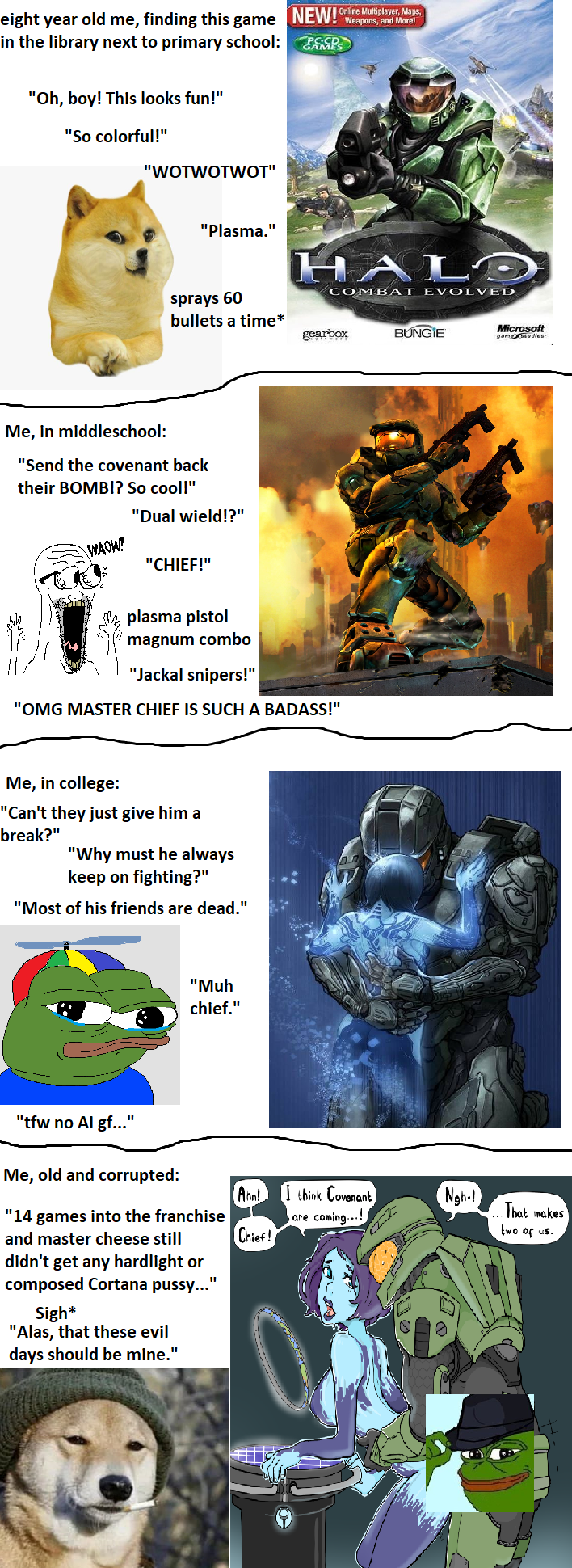 "Finish the fight, Chief... JUST DO IT!"