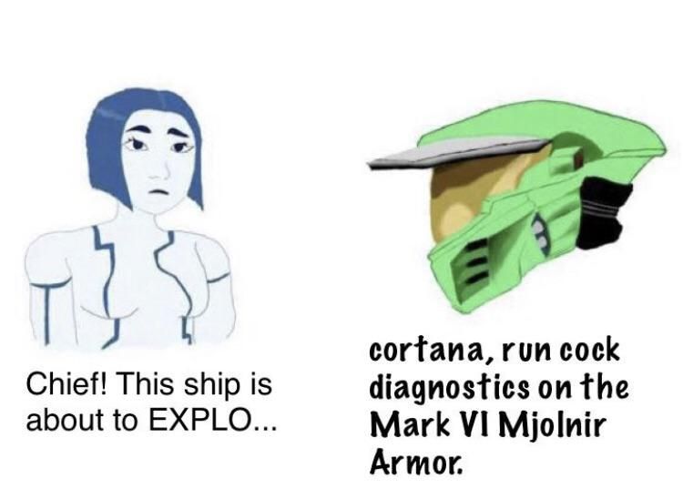 John-117 is diagnosed with a severe case of C0CKBIG-19
