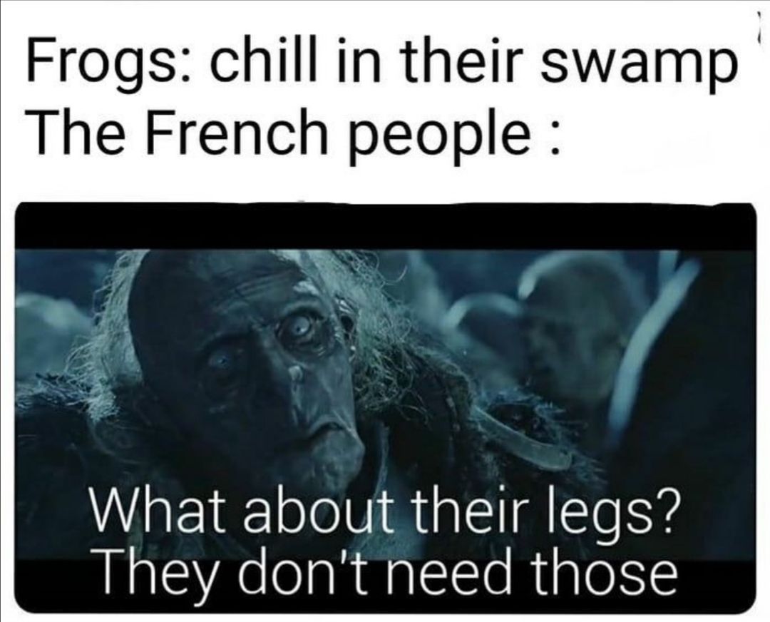 For that true Fr*nchie impression, imagine he's talking out of his nose