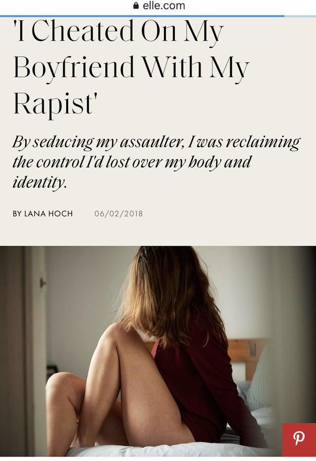 That's great, I'm sure the boyfriend was thrilled to hear that