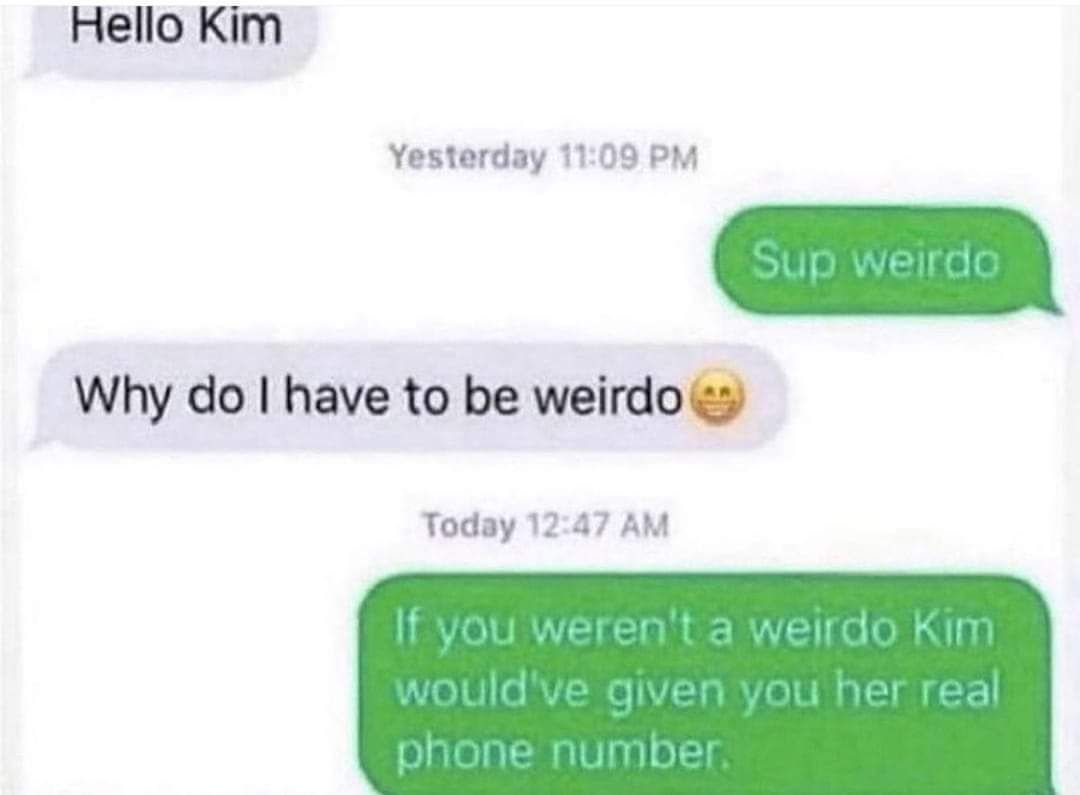 Plot twist: it is her real number