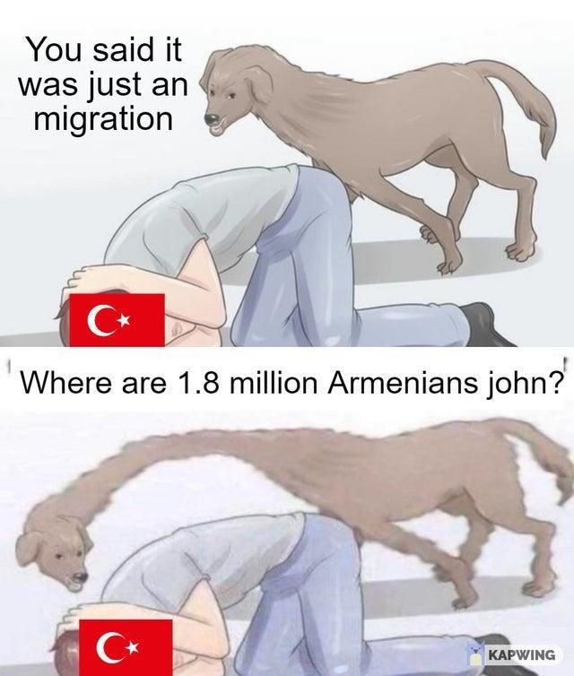 They migrated six feet downwards