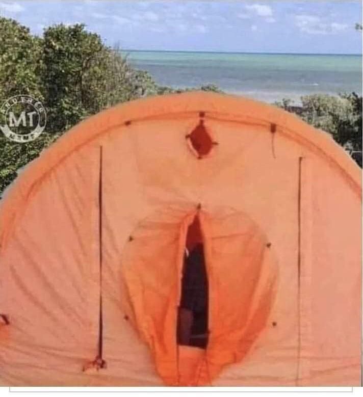 This Tent looks like it’s 35 and ready to settle down.