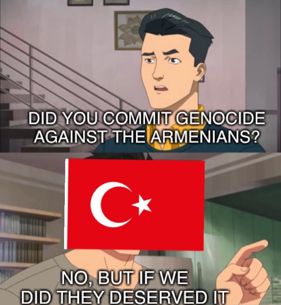 “It wasn’t us, it was the Ottoman Empire!”