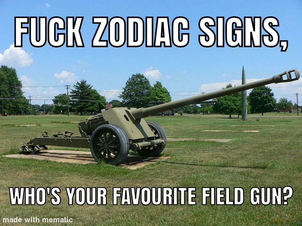 Field Guns, anyone?