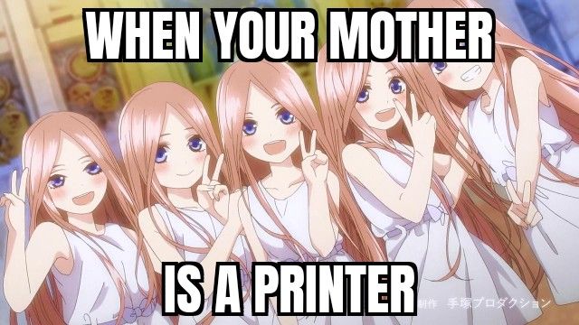 Waifu printer