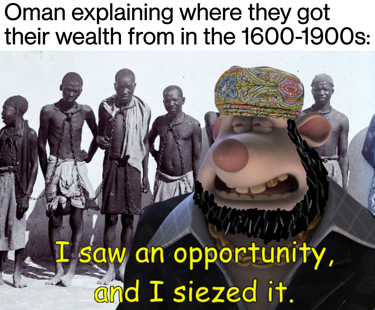 The Sultan of Oman lives in Zanzibar now