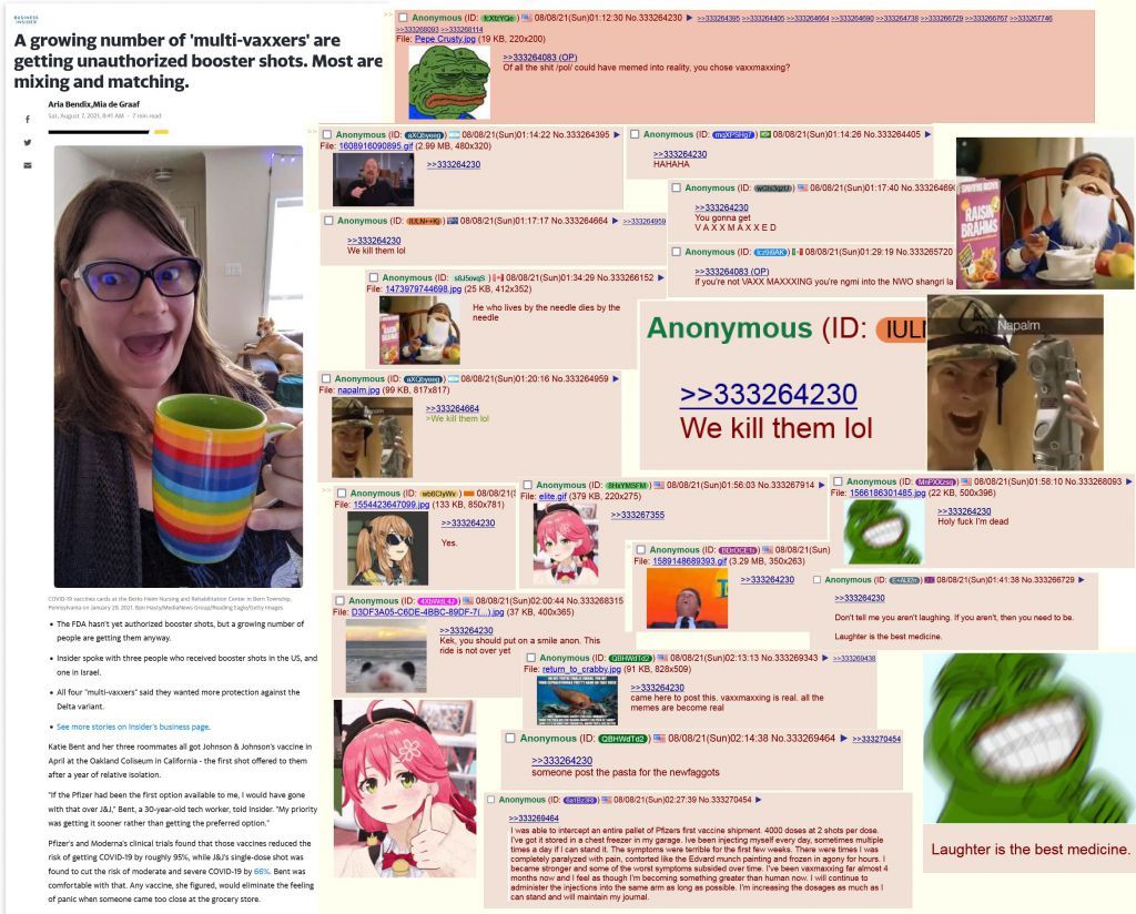 Good lord! These vax enthusiasts are insane! I love it