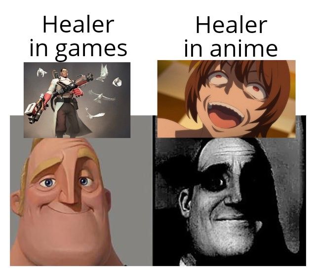 the healer beats differently