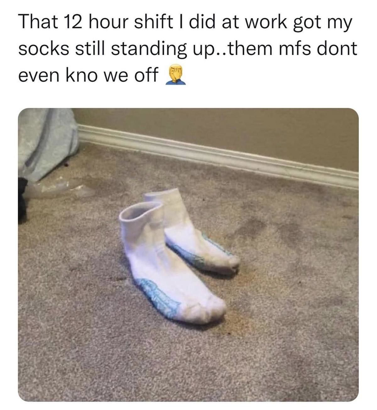 The least bad reason socks be doing this