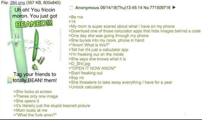 Anon beans his mom