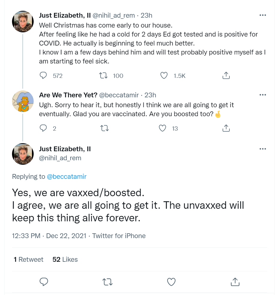 Naughty unvaxxed